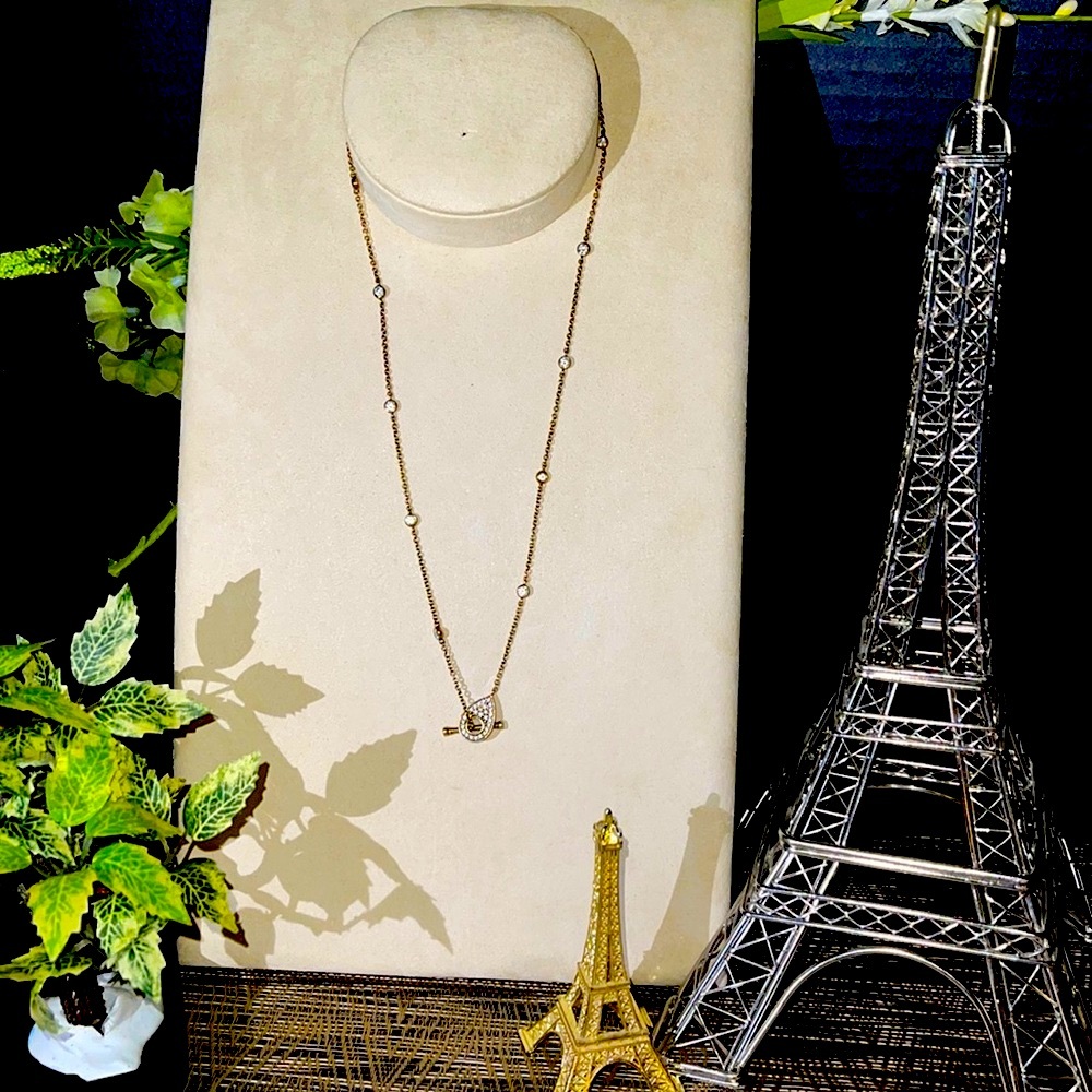 925 Thai Designer Daniel K Over yellow gold chain